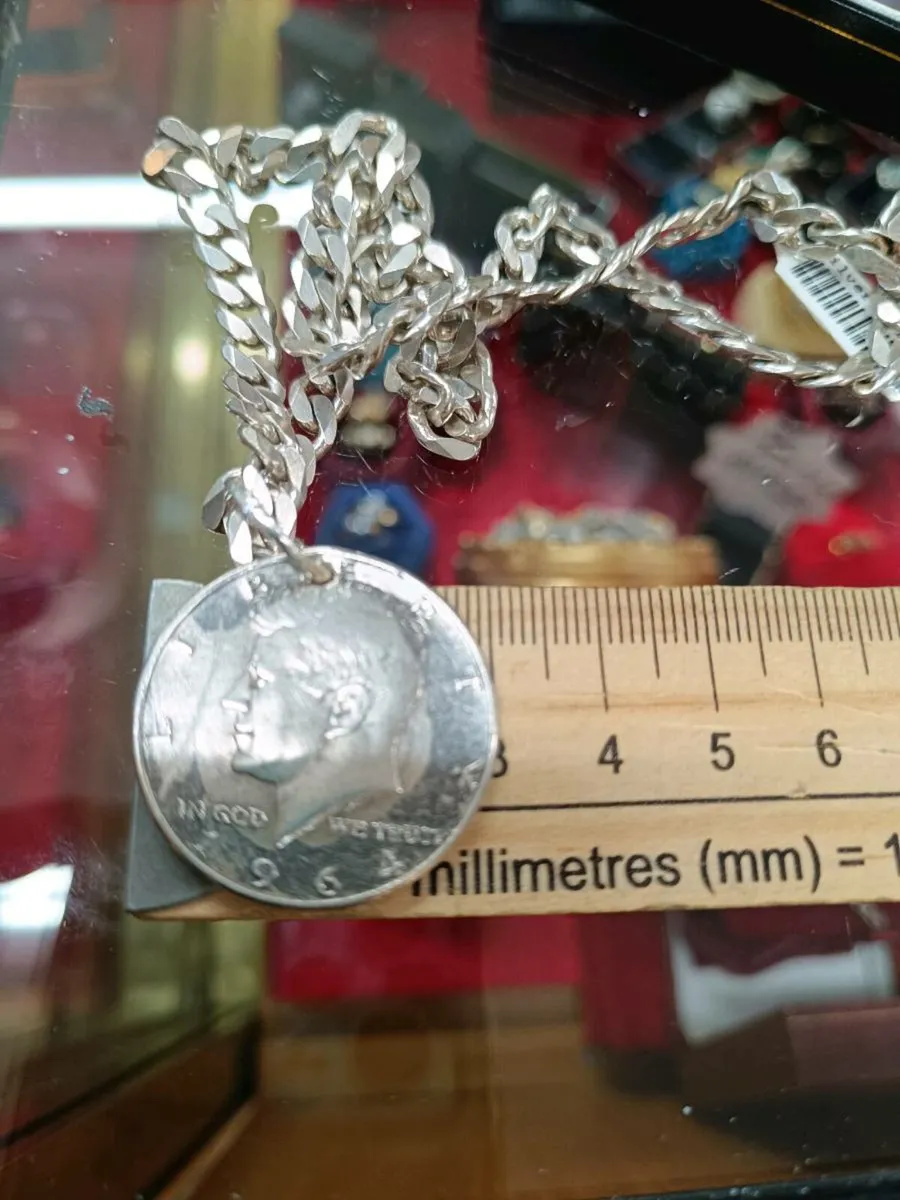 1964 Silver Dollar Necklace - Image 4