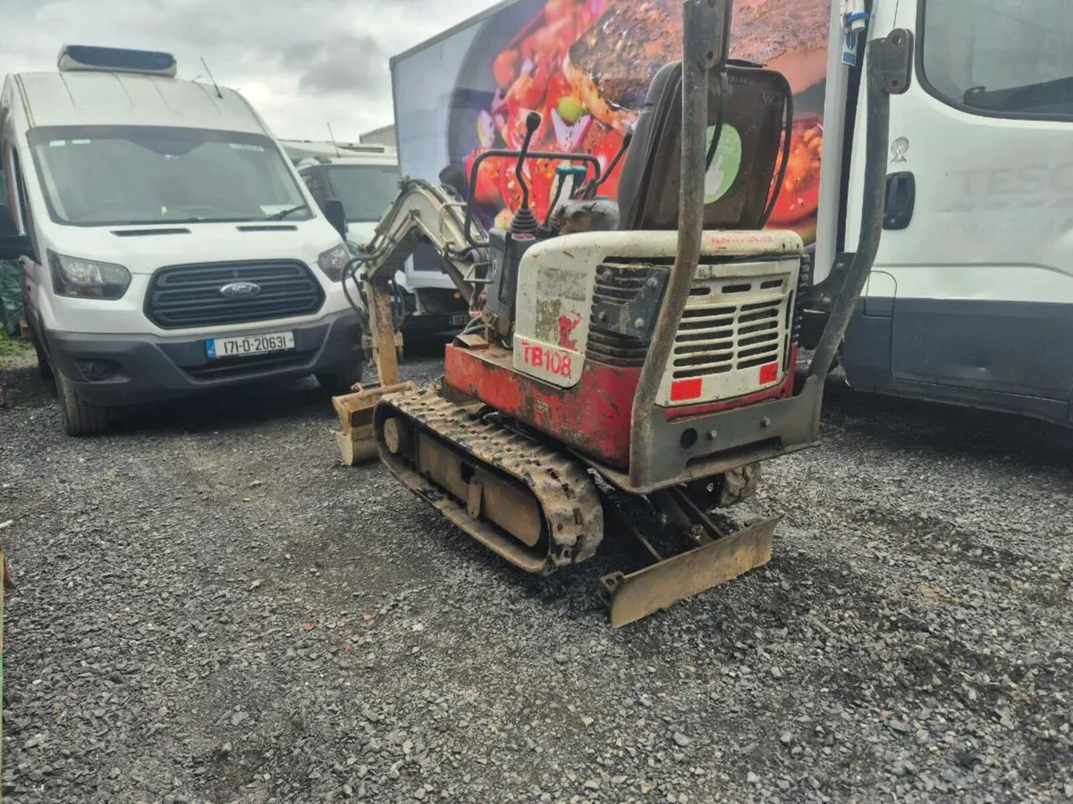 Takeuchi micro digger - Image 1