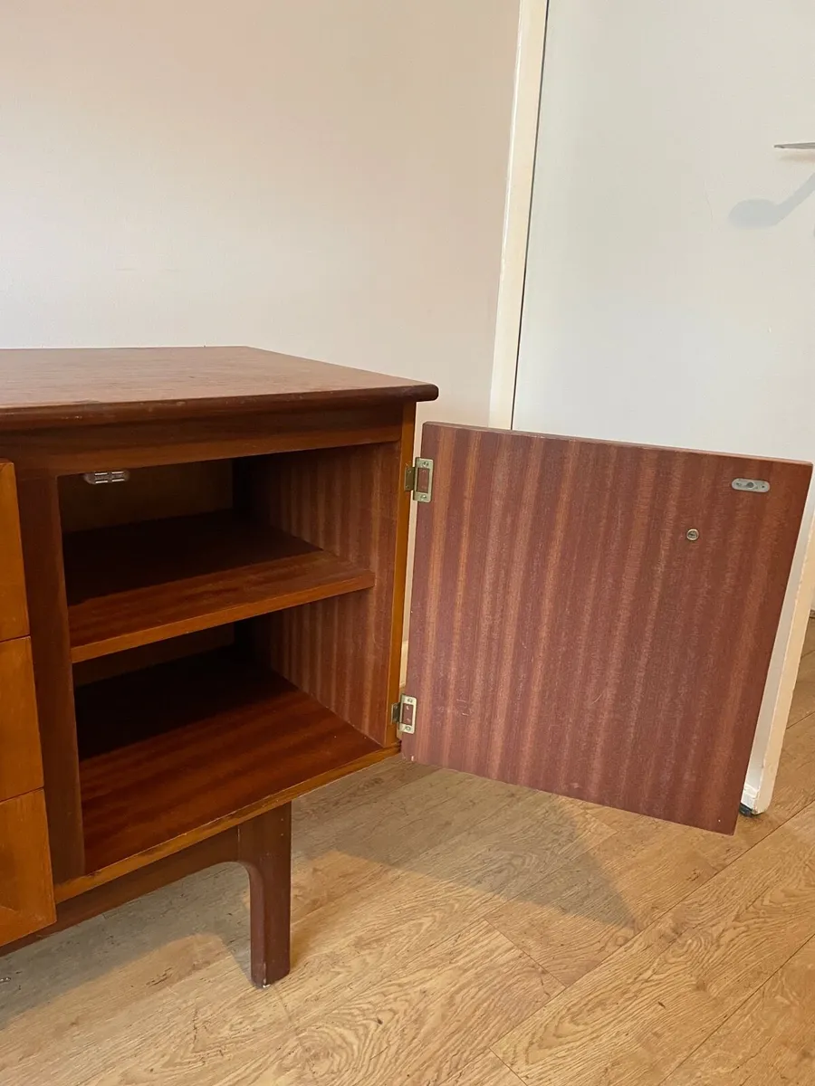 Vintage 1960s Sideboard & Dining Chairs – Pristine - Image 3