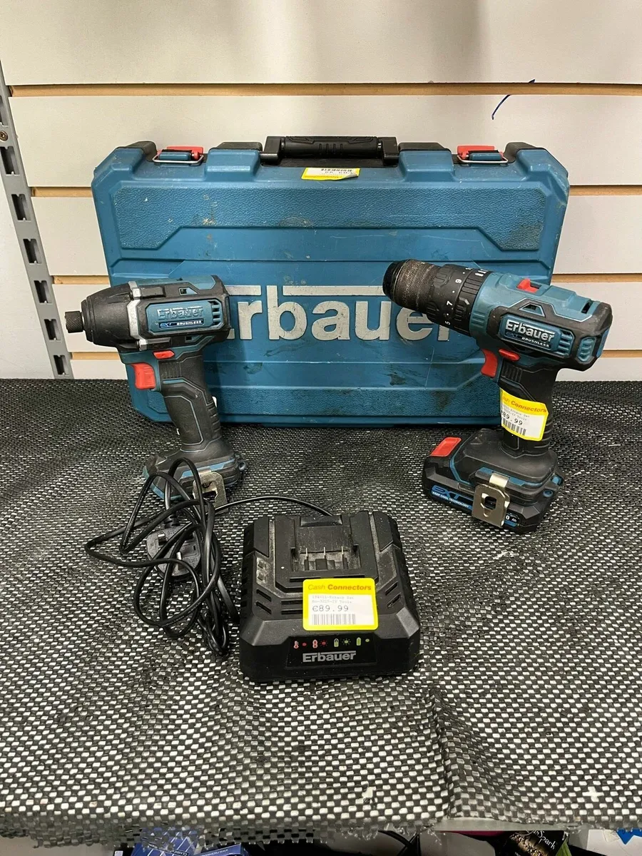Erbauer Cordless Drill + Impact Driver - Image 1