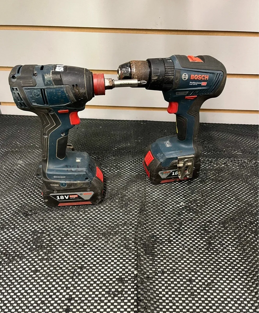 Bosch Cordless Drill + Impact Driver - Image 2