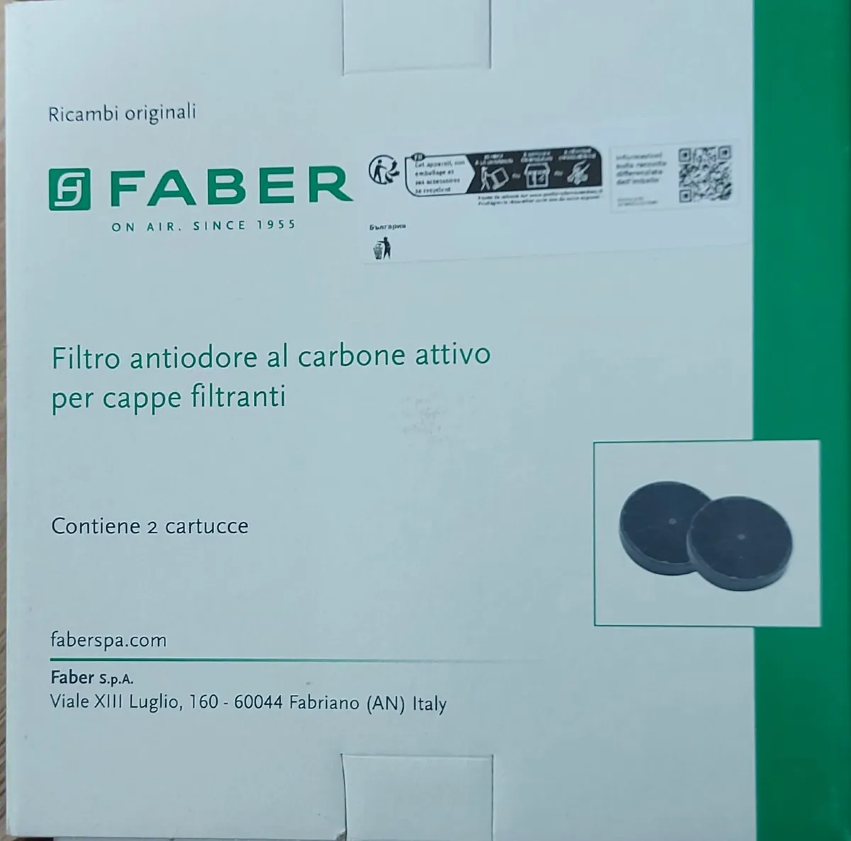Original Faber carbon filters. - Image 4