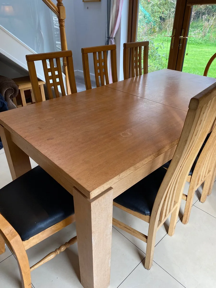 Dining table and chairs - Image 2