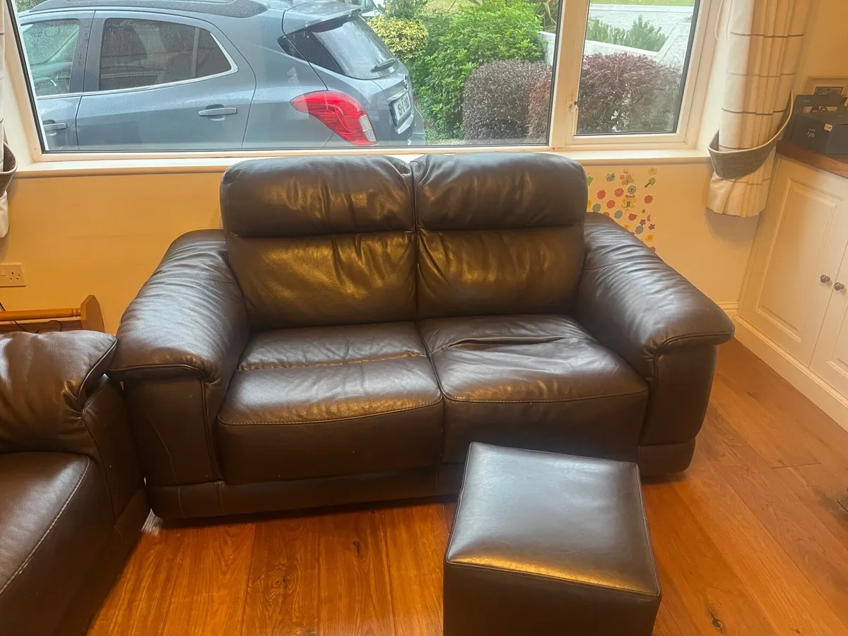 Leather Couch - Image 2