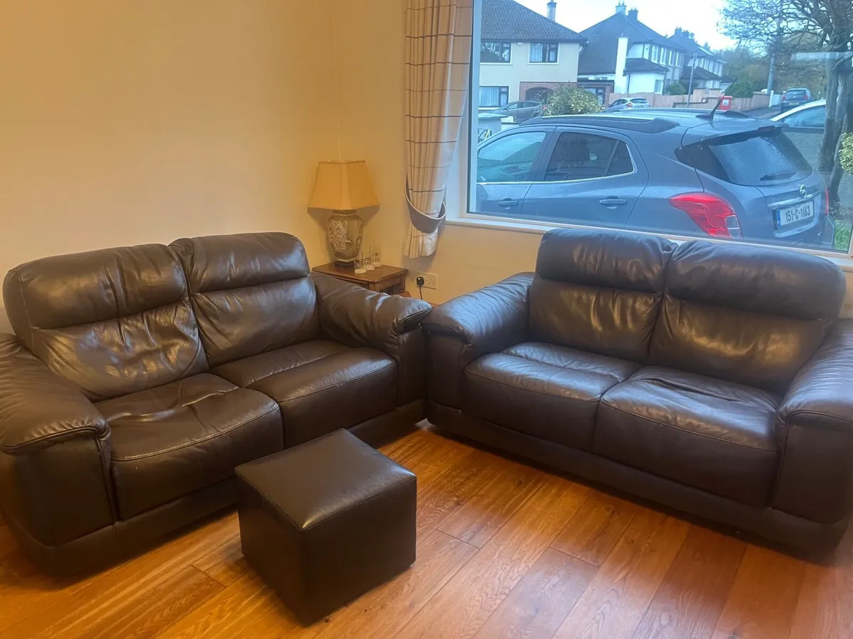 Leather Couch - Image 3