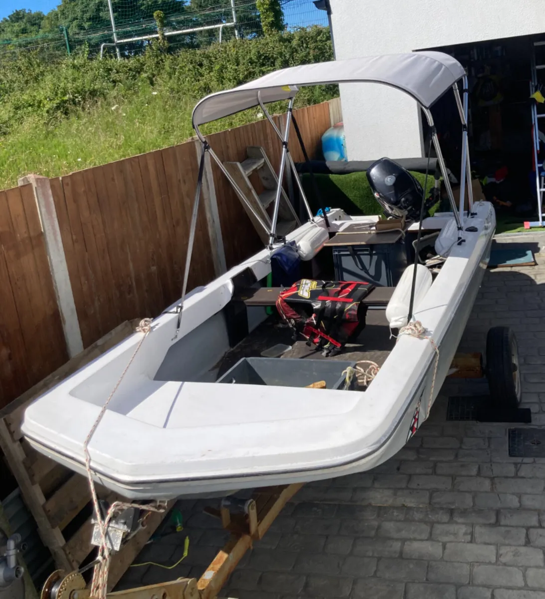 Dory Boat 13ft 9.8 outboard - Image 1