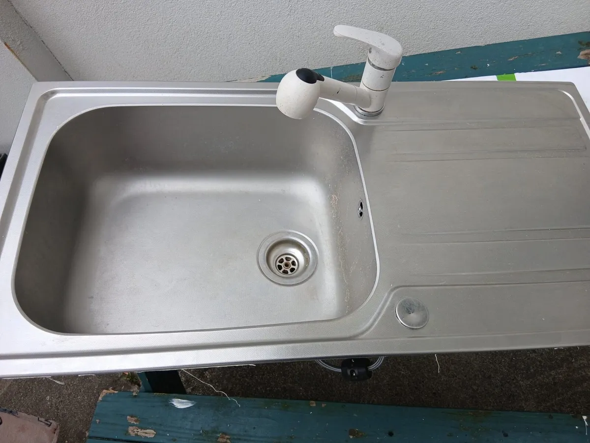 Cooke and Lewis stainless steel bowl sink&drainer - Image 2