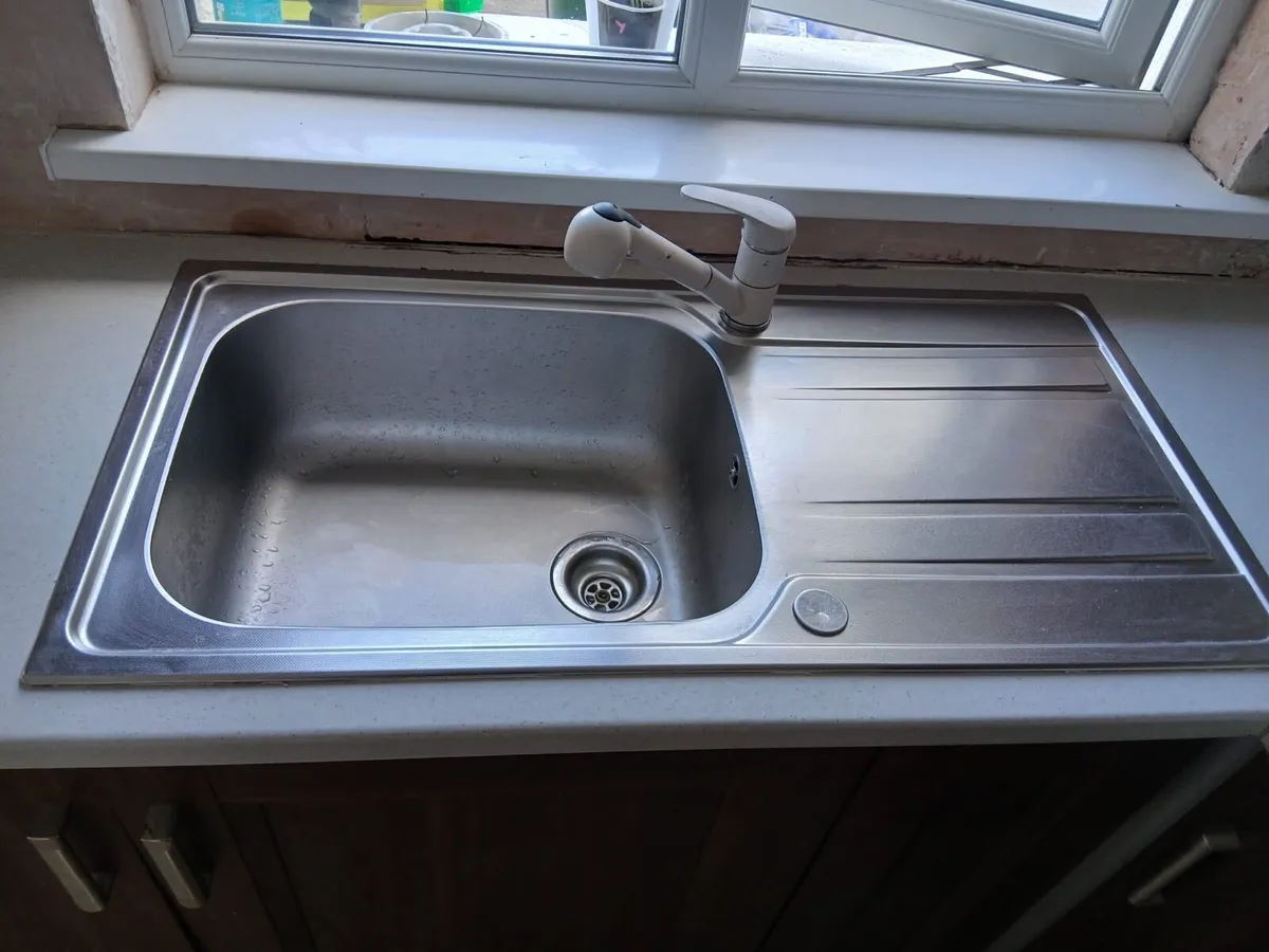 Cooke and Lewis stainless steel bowl sink&drainer - Image 3