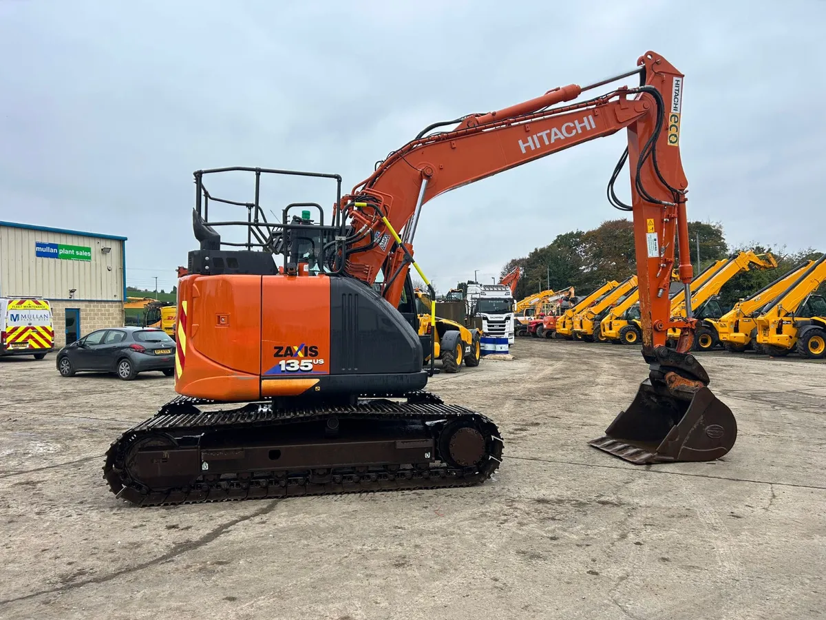 2020 Hitachi ZX135 US-6 Rotation Piped - MULLANS - Image 4