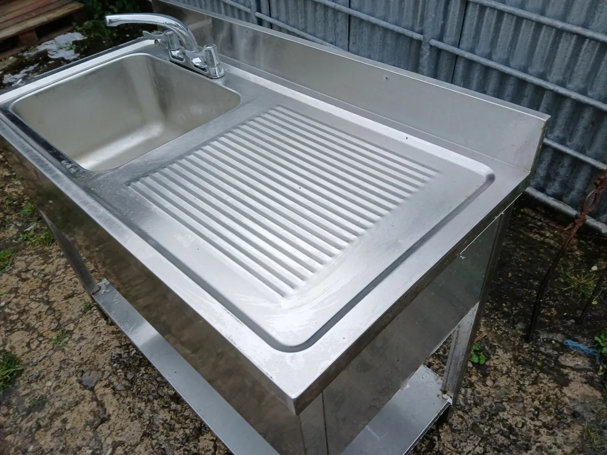 Staneless steel cabbinet sink unit complete - Image 4