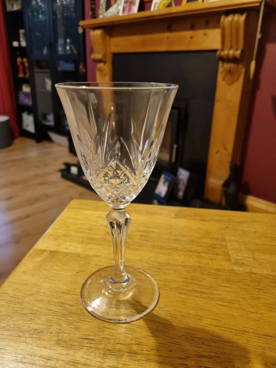 Crystal wine glasses