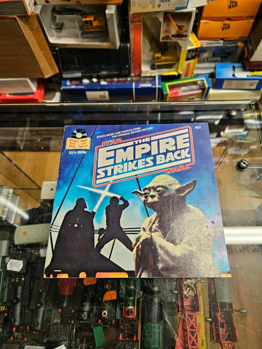 Vintage Star Wars ESB Booklet and Record - Image 1