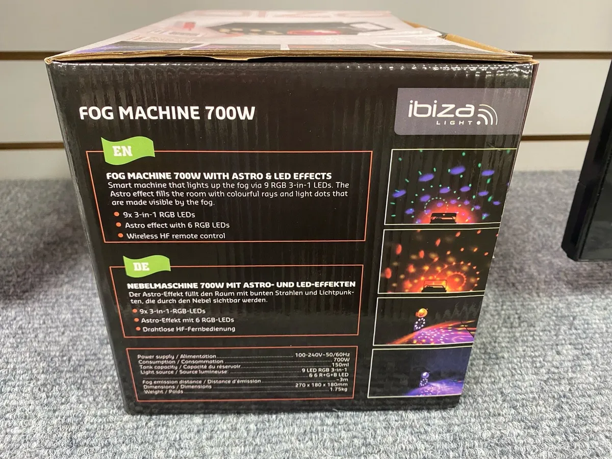 Foggy-Astro 700W Fog Machine NEW - Image 2