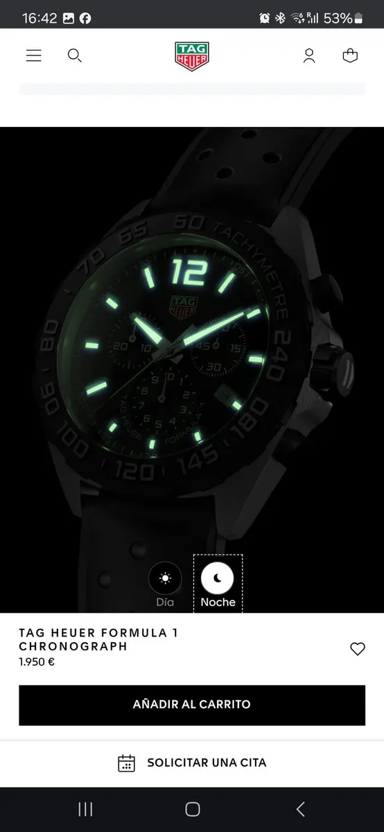 Tag watch formula 1 like new only on my arm 5 time - Image 2