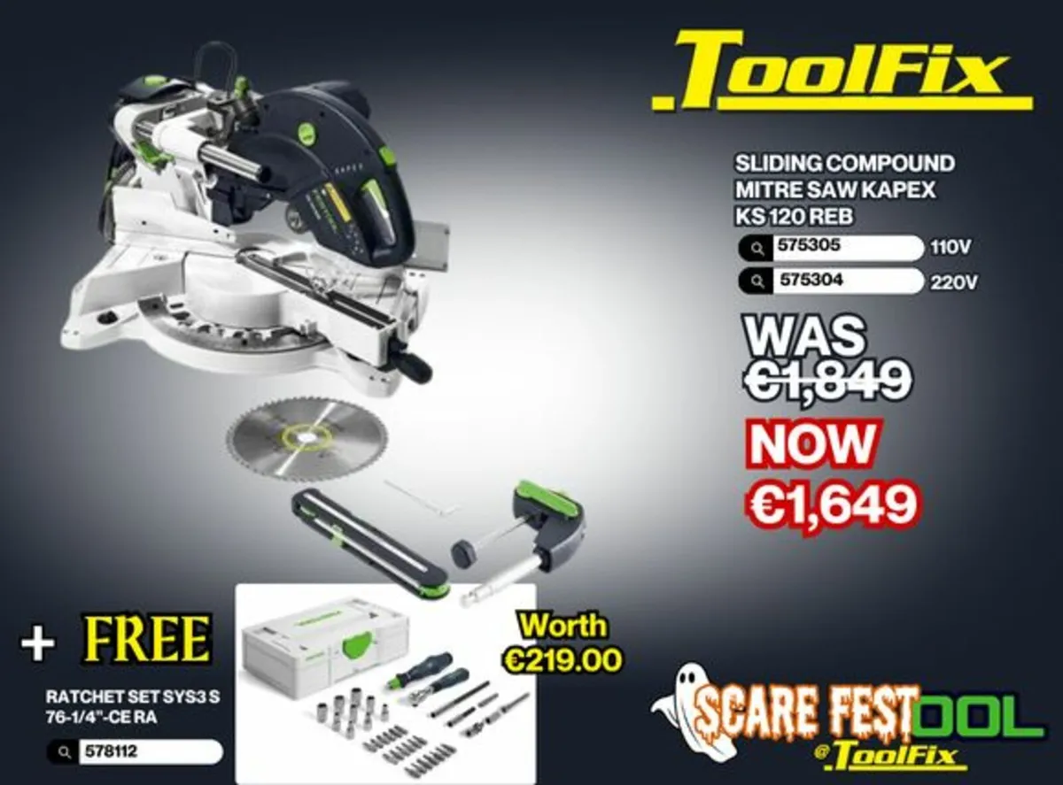 Festool Sliding Compound Mitre Saw KAPEX KS 120 R