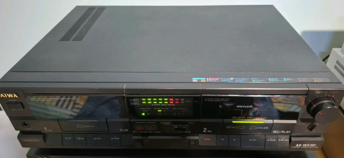 Aiwa AD-WX707 Stereo Double drive Deck - Image 4