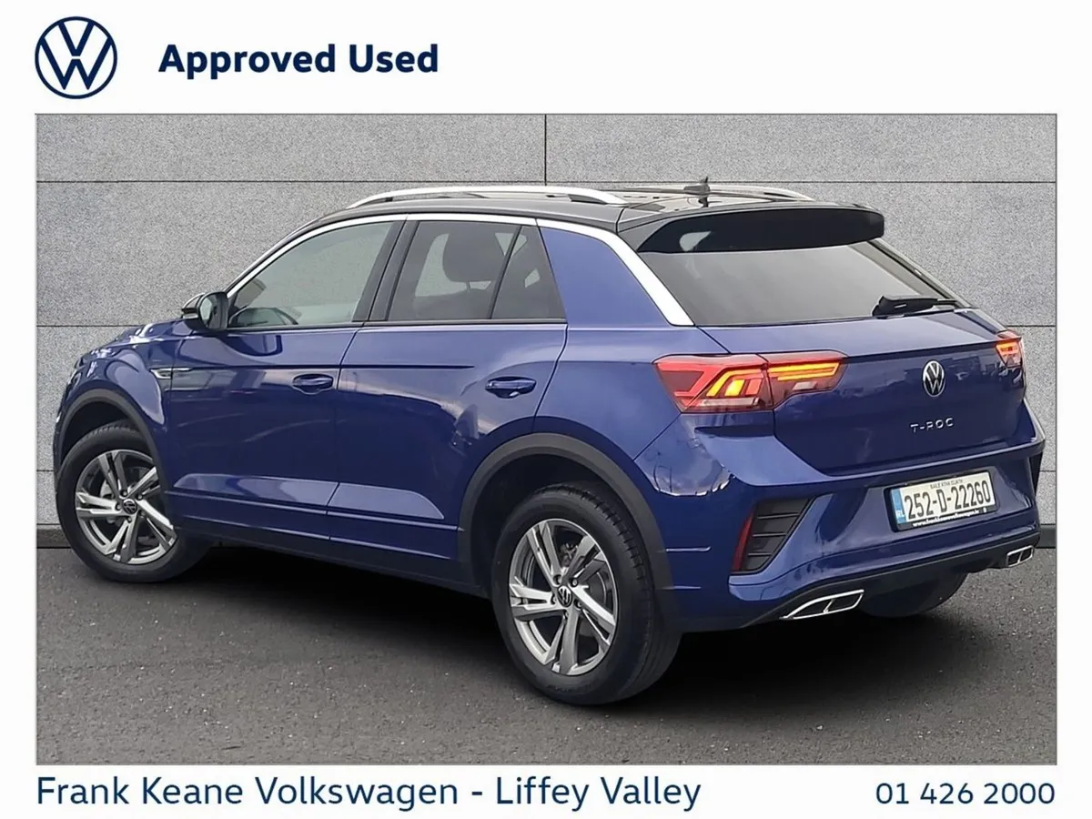 Volkswagen T-Roc R-line 75 1.0tsi  lapiz Blue   d - Image 3