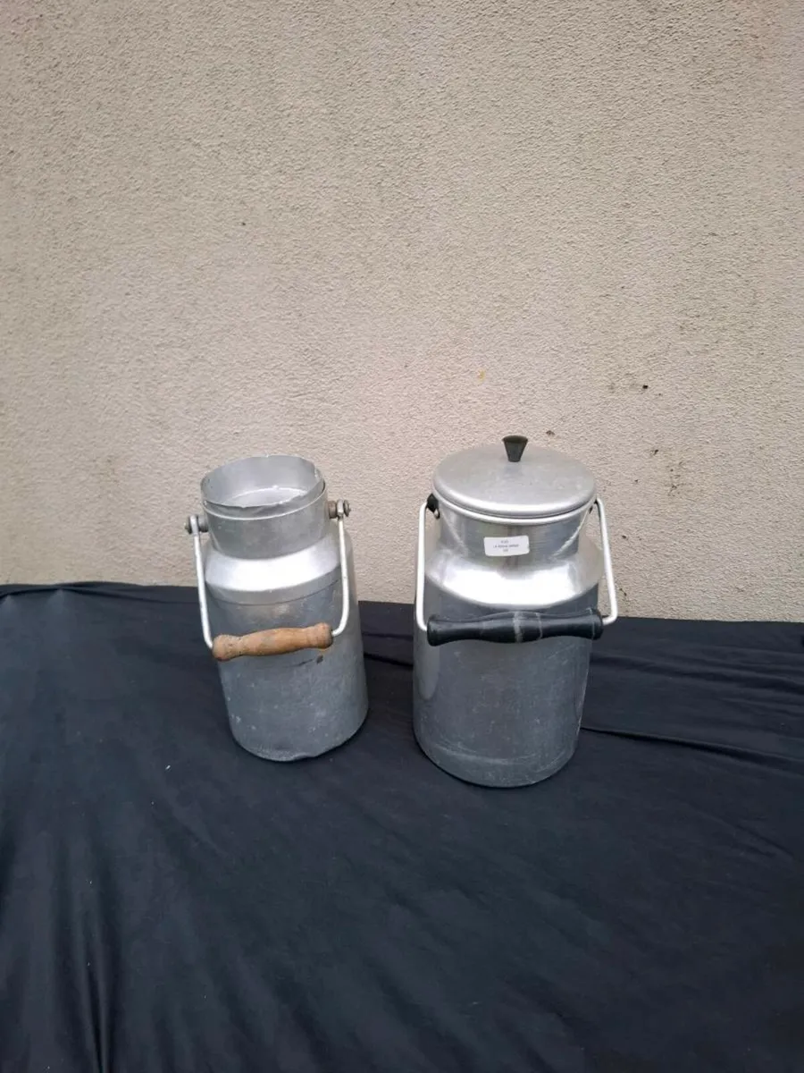 2 small milk churns possible to post