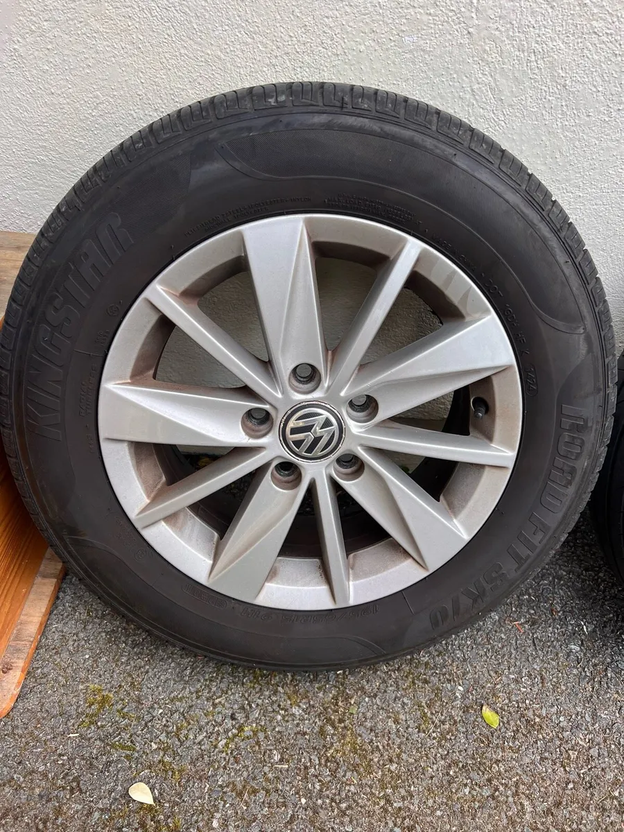 VW Golf MK6 Genuine Alloys 15" - Image 2
