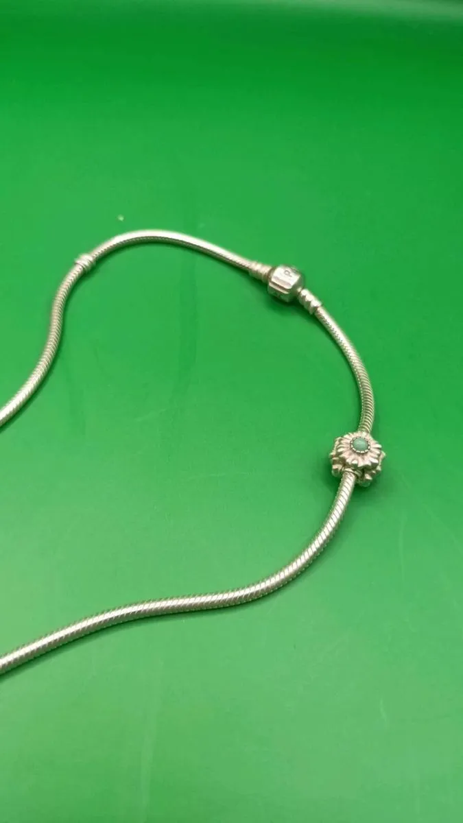 Pandora charm necklace, 11 charms silver freepost - Image 3