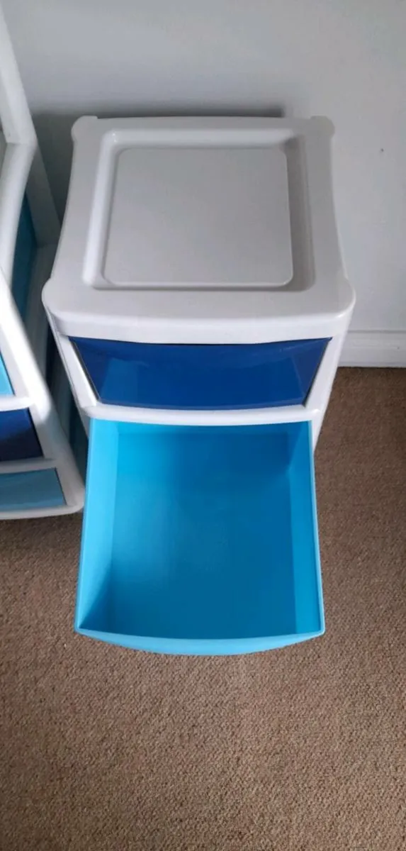 Stackable Plastic Drawer Tower Units - Image 4