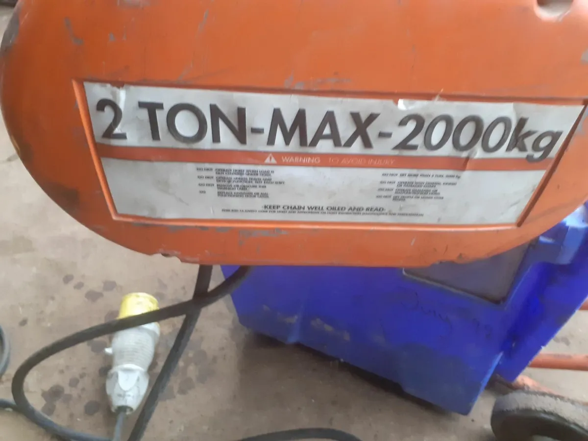 CM LODESTAR 2 TON HOIST - Image 2