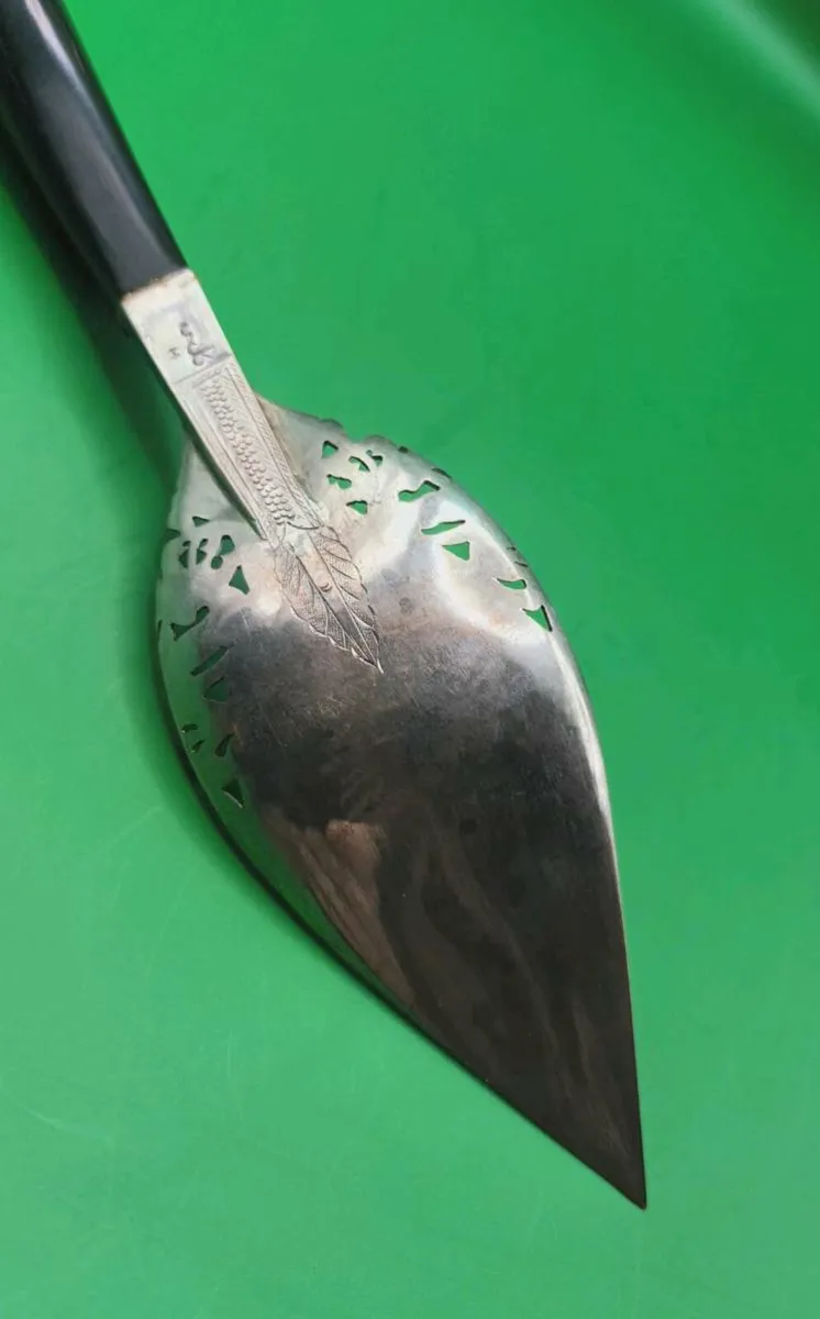 Silver and ebony Continental slice, D18 post 6e - Image 4