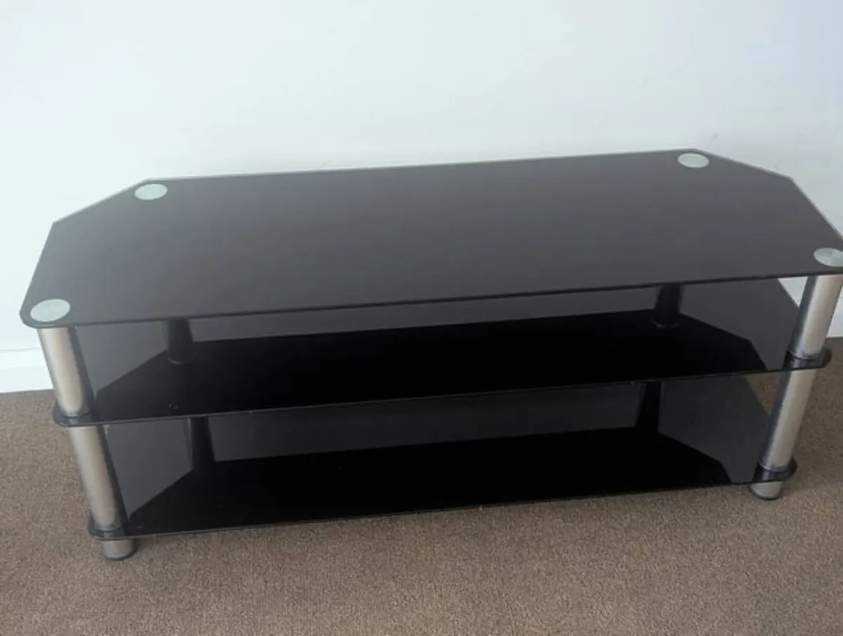 Black tv stand - Image 1