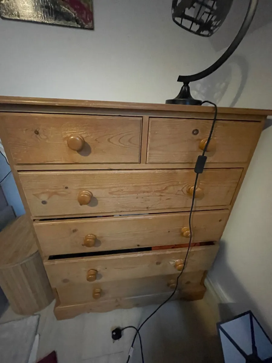 Old pine drawers - Image 2