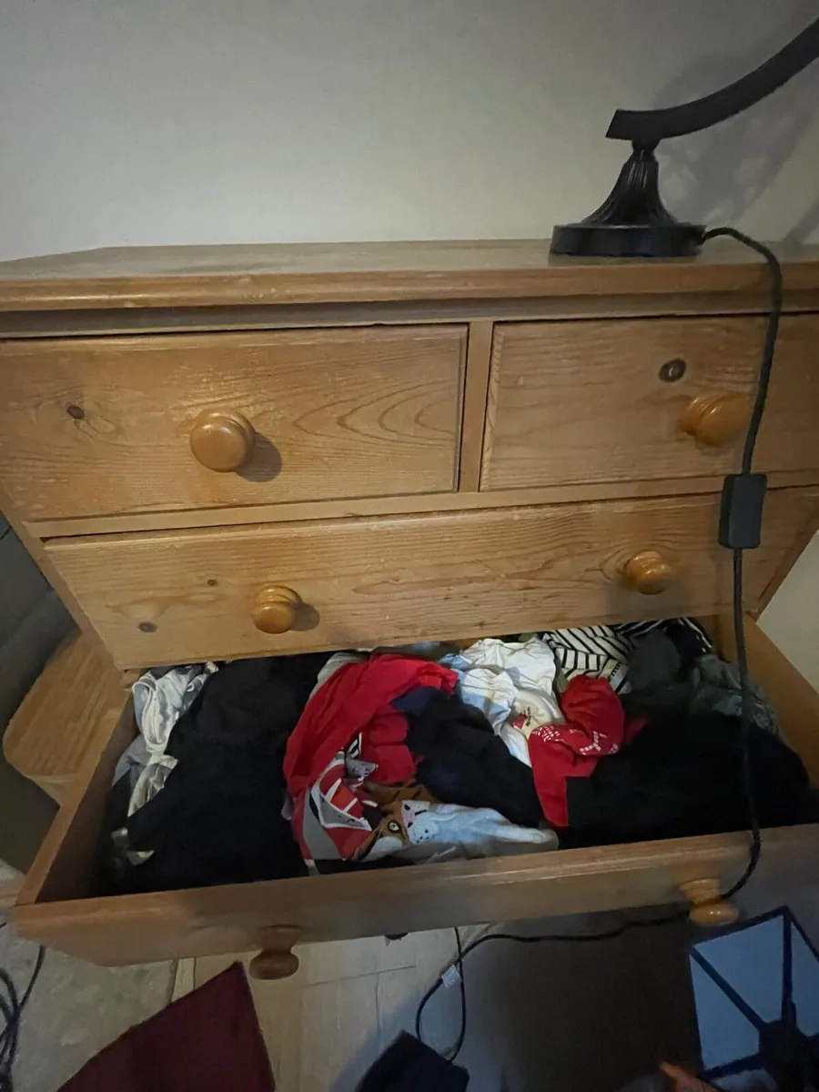 Old pine drawers - Image 3