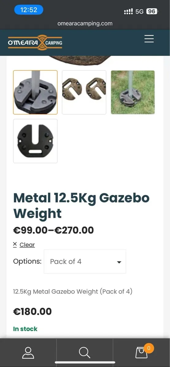 Heavy duty gazebo weights*4 - Image 2