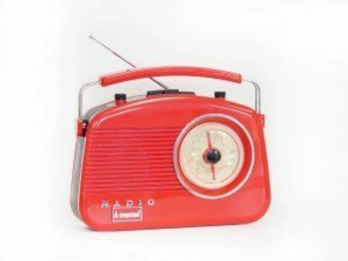 Red Retro Radio