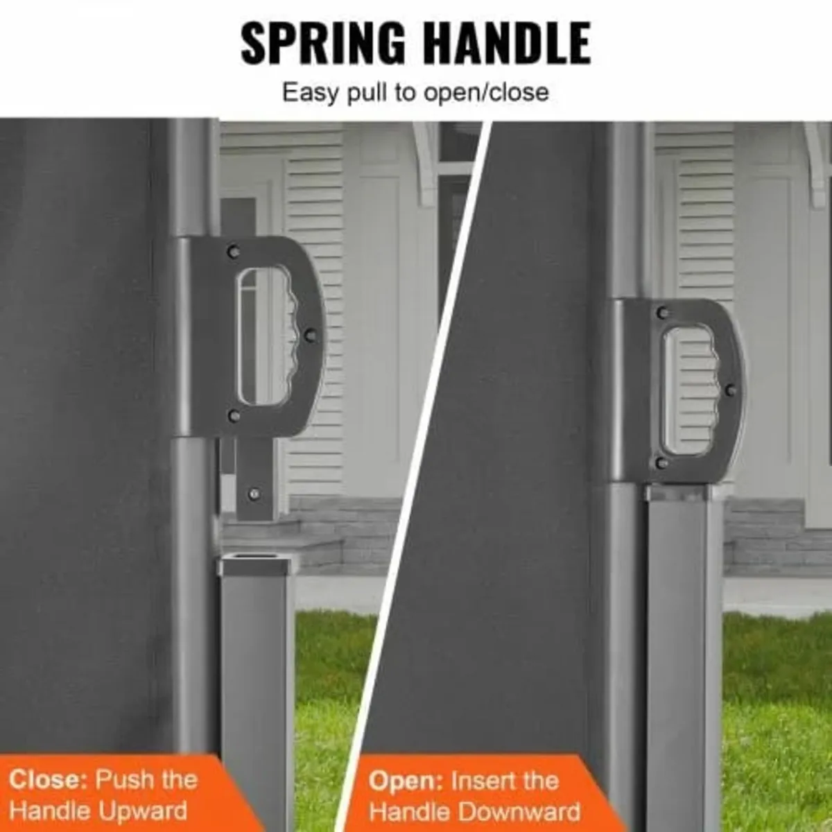 Retractable Side Awning, 79''x 236'' Outdoor Priva - Image 4