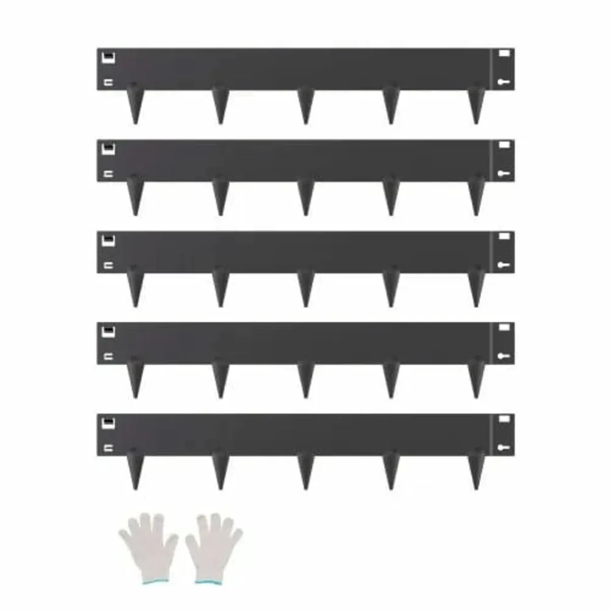 Steel Landscape Edging 5 Packs 39 x 4in Rust-Resis - Image 1