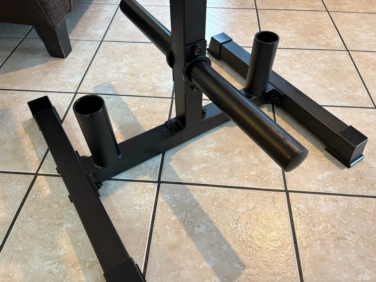 Olympic Weights And Barbell Storage Stand - Image 4