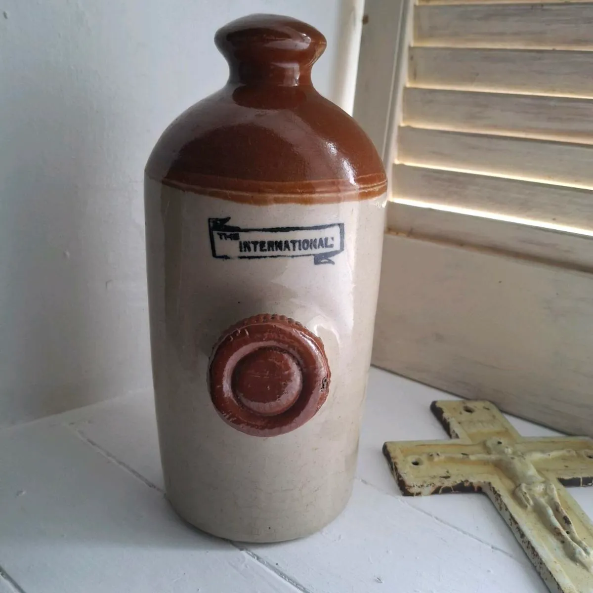 Stoneware "The International" Bed Warmer - Image 1