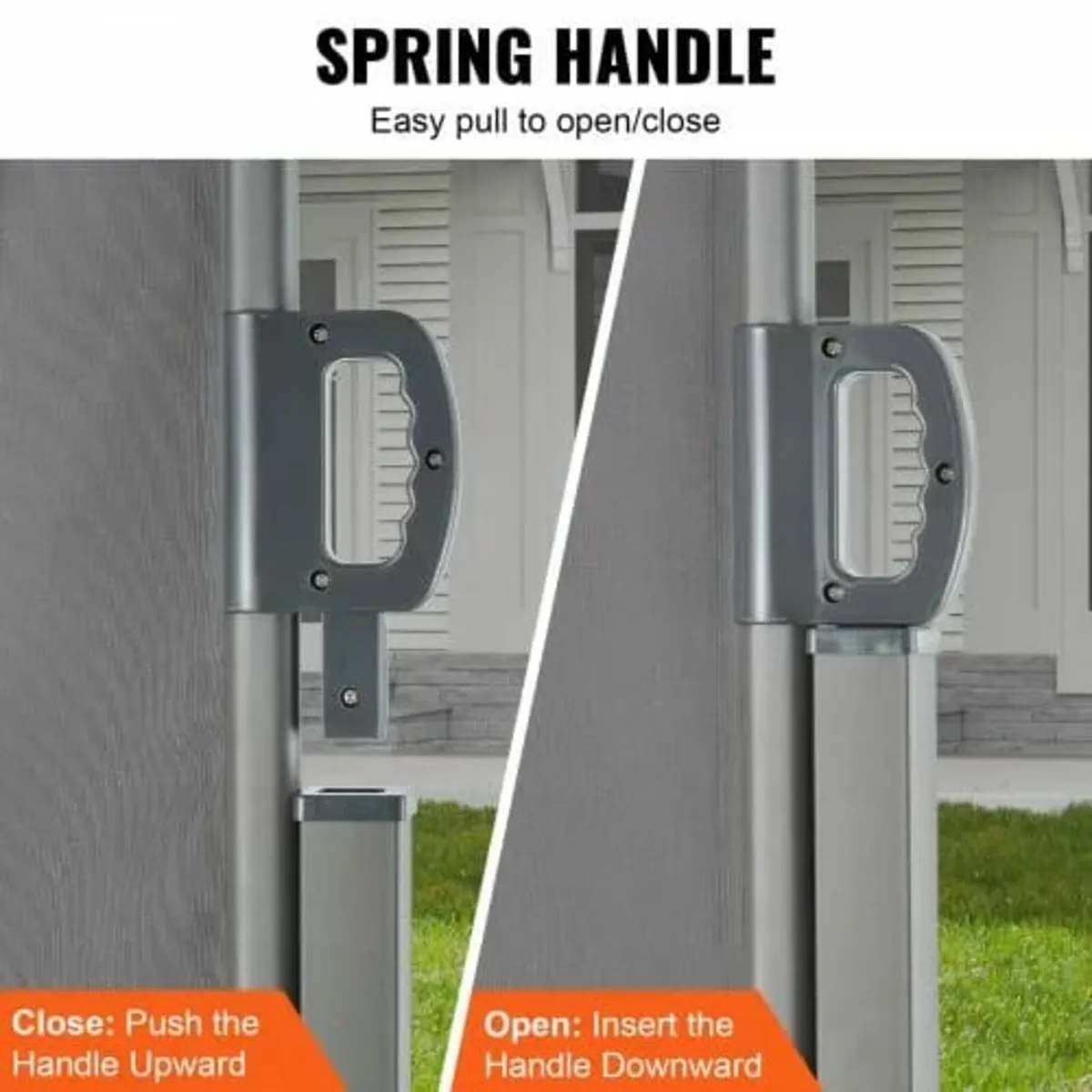 Retractable Side Awning, 71''x 138'' Outdoor Priva - Image 4