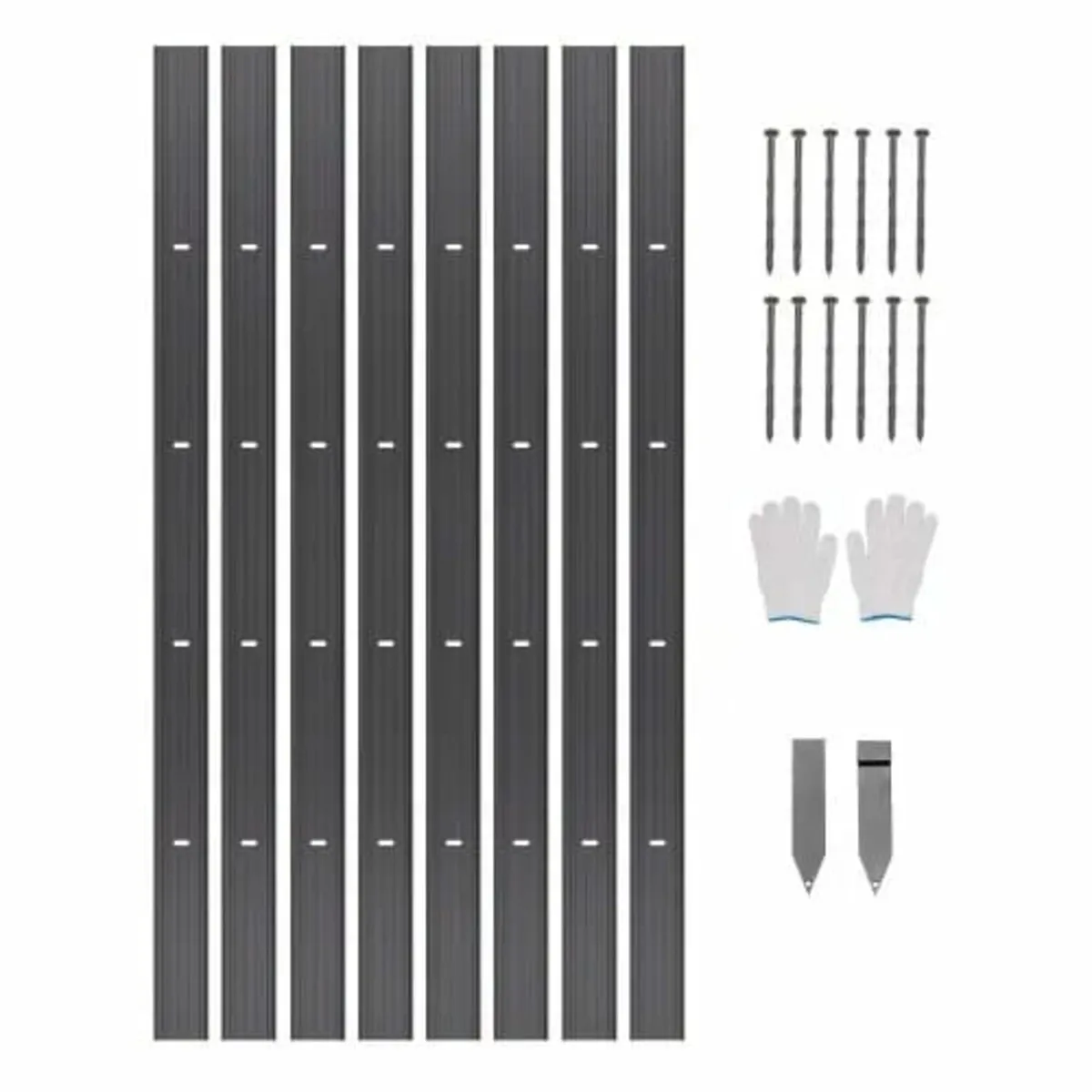 Metal Landscape Edging 8Packs 72in Rust-Resistant - Image 1