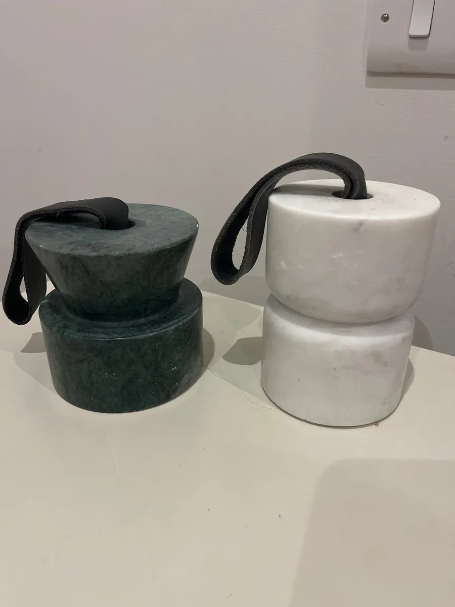 Marble door stop