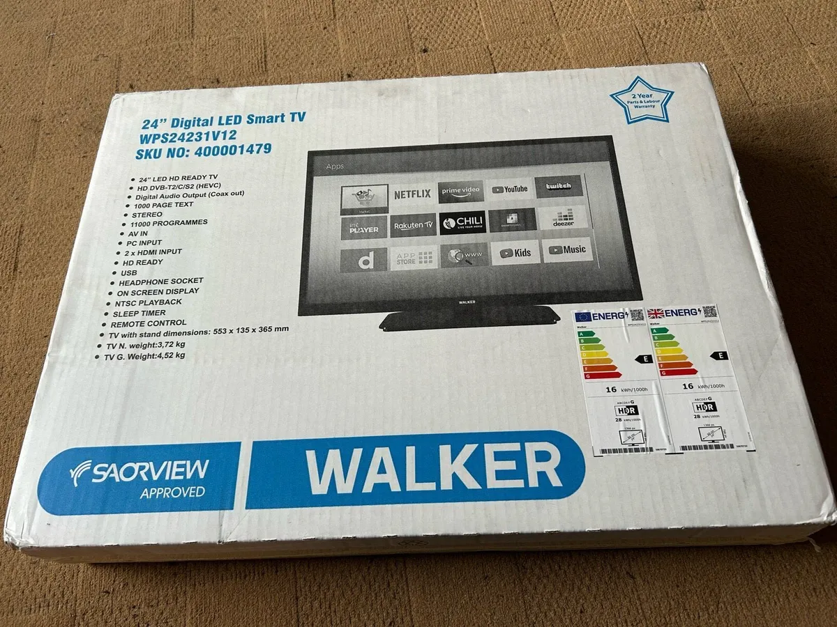 TV 24 inch smart tv new - Image 1