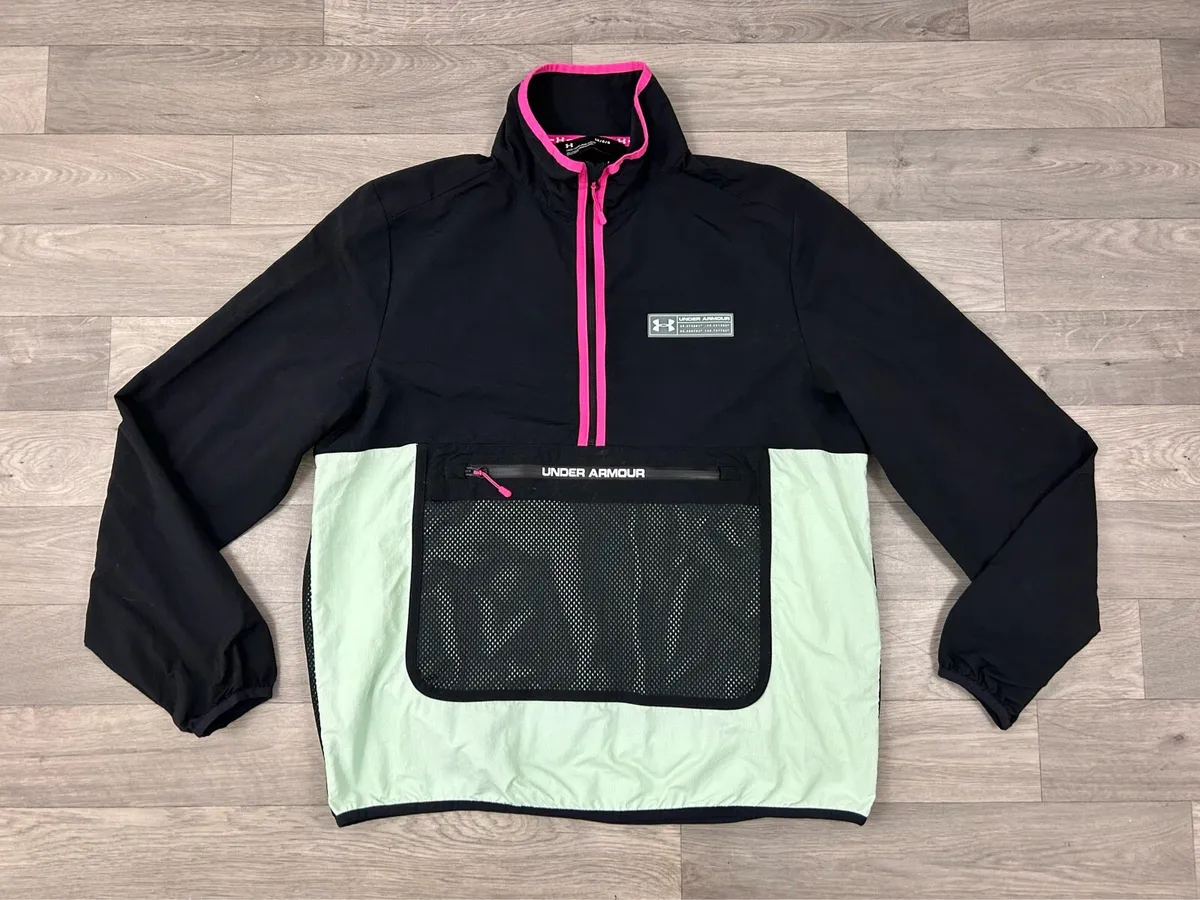 Under Armour Half Zip Anorak Packable Jacket Men L - Image 1