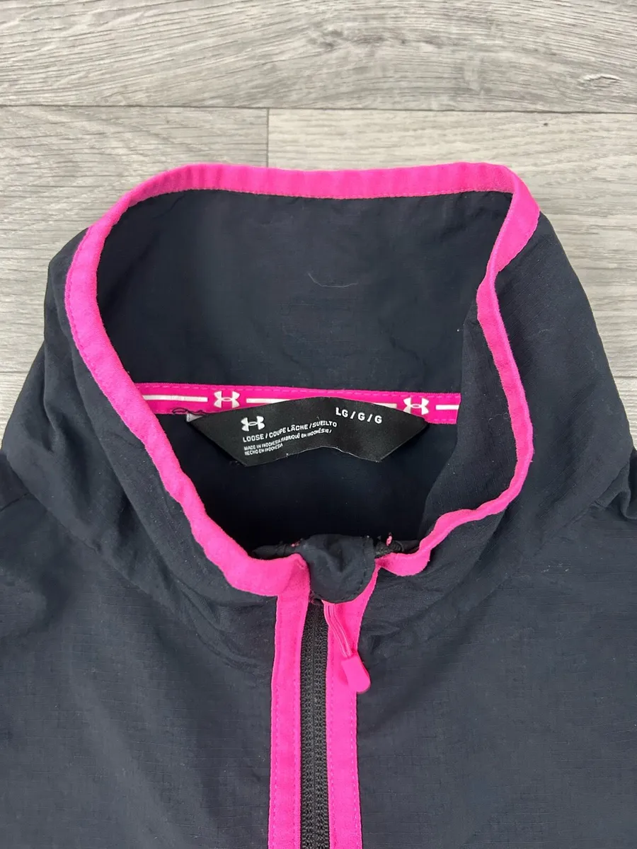 Under Armour Half Zip Anorak Packable Jacket Men L - Image 4