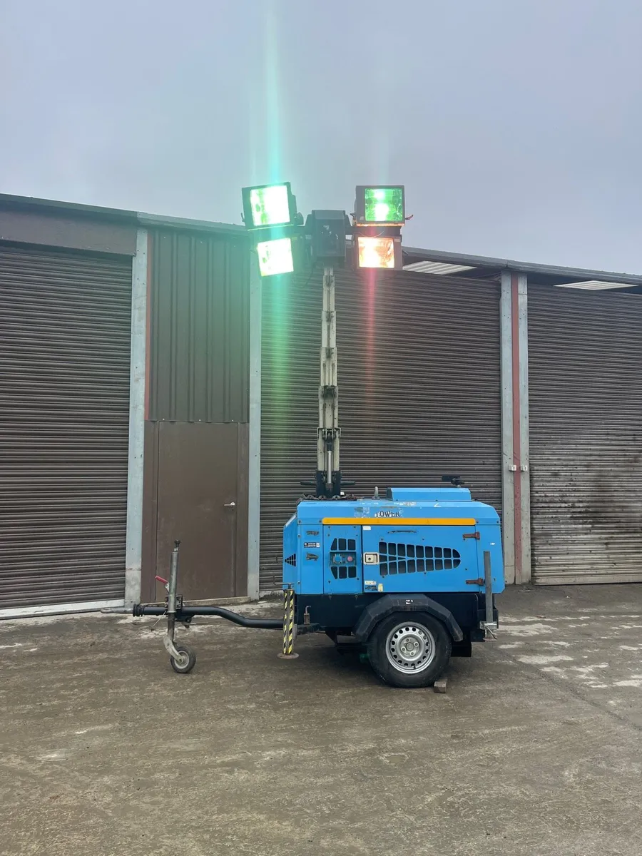 Tower Light and 10KVA Generator Diesel Kubota - Image 1