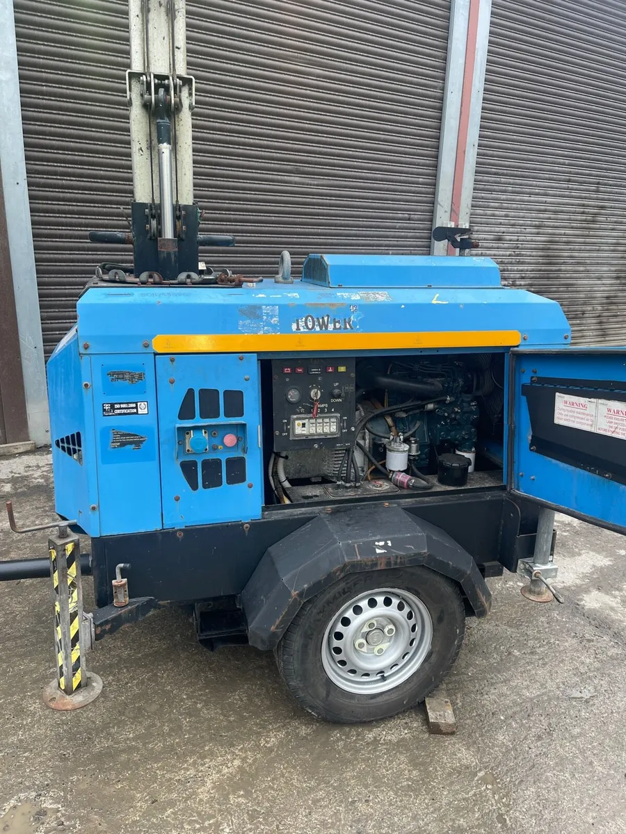 Tower Light and 10KVA Generator Diesel Kubota - Image 4