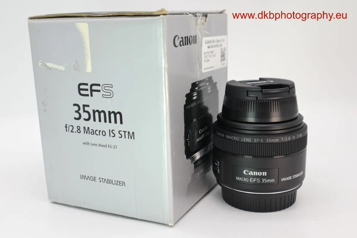CANON EF-S 35mm F2.8 MACRO IS STM LENS #095 - Image 1