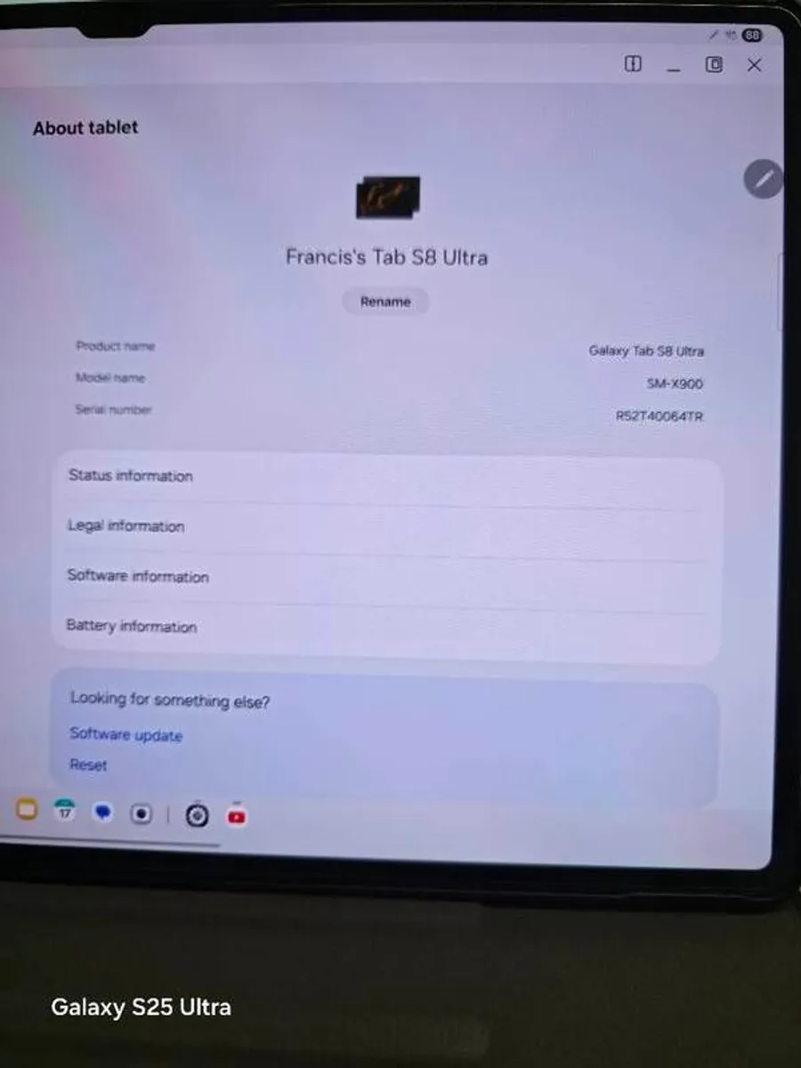 Samsung galaxy Tab S8 Ultra - Image 1