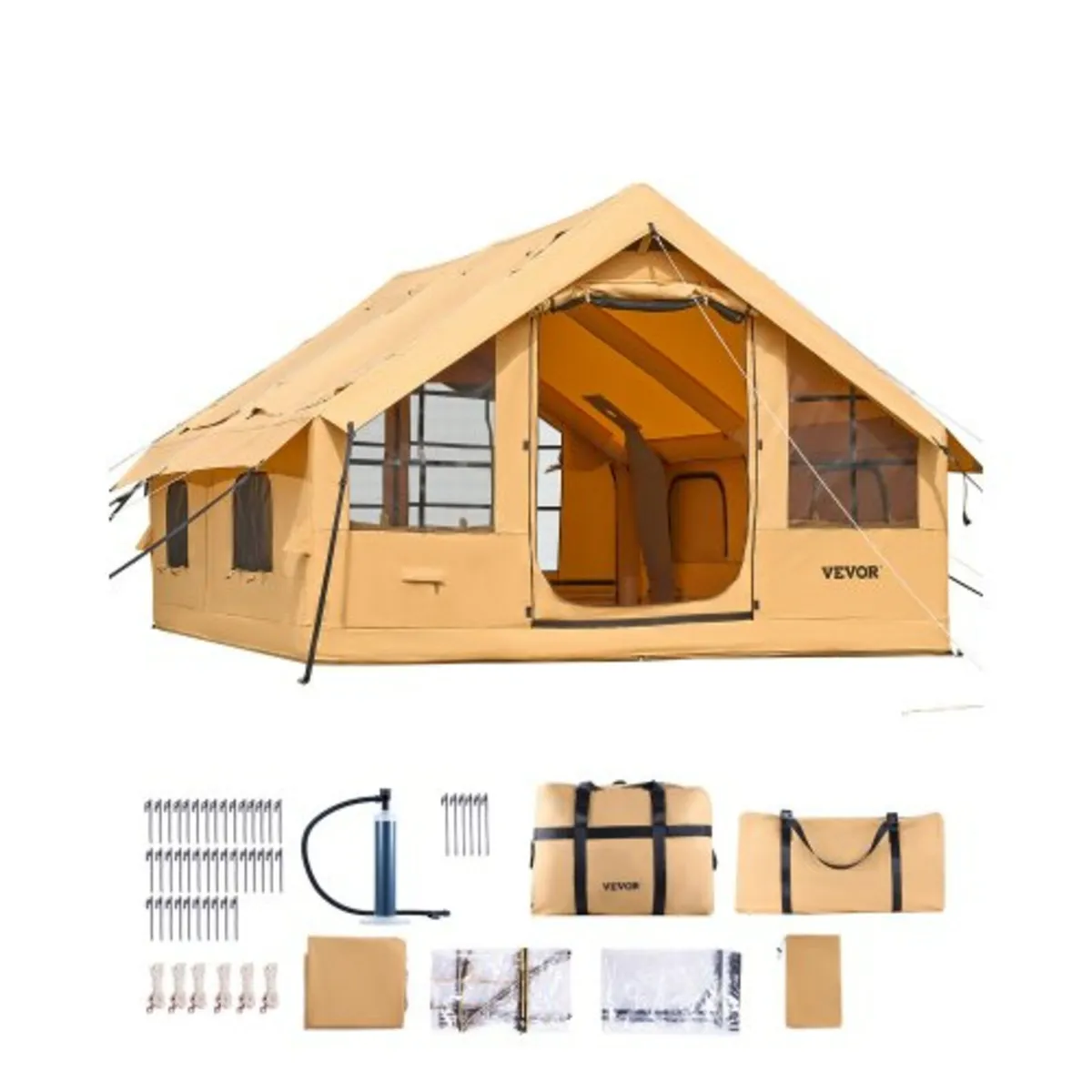 Inflatable Tent for Camping 5-8 Person Glamping Te - Image 1