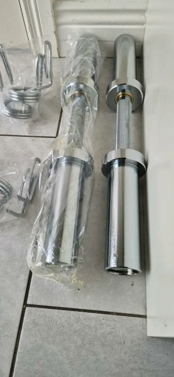 Brand new set of Olympic dumbbell handles - Image 4