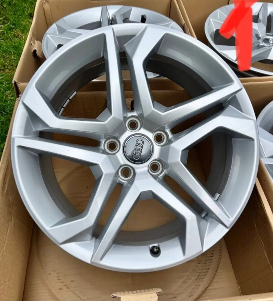Alloy wheels 18inch Audi A3,A4,A6,Q3,Q5 LIKE NEW - Image 1