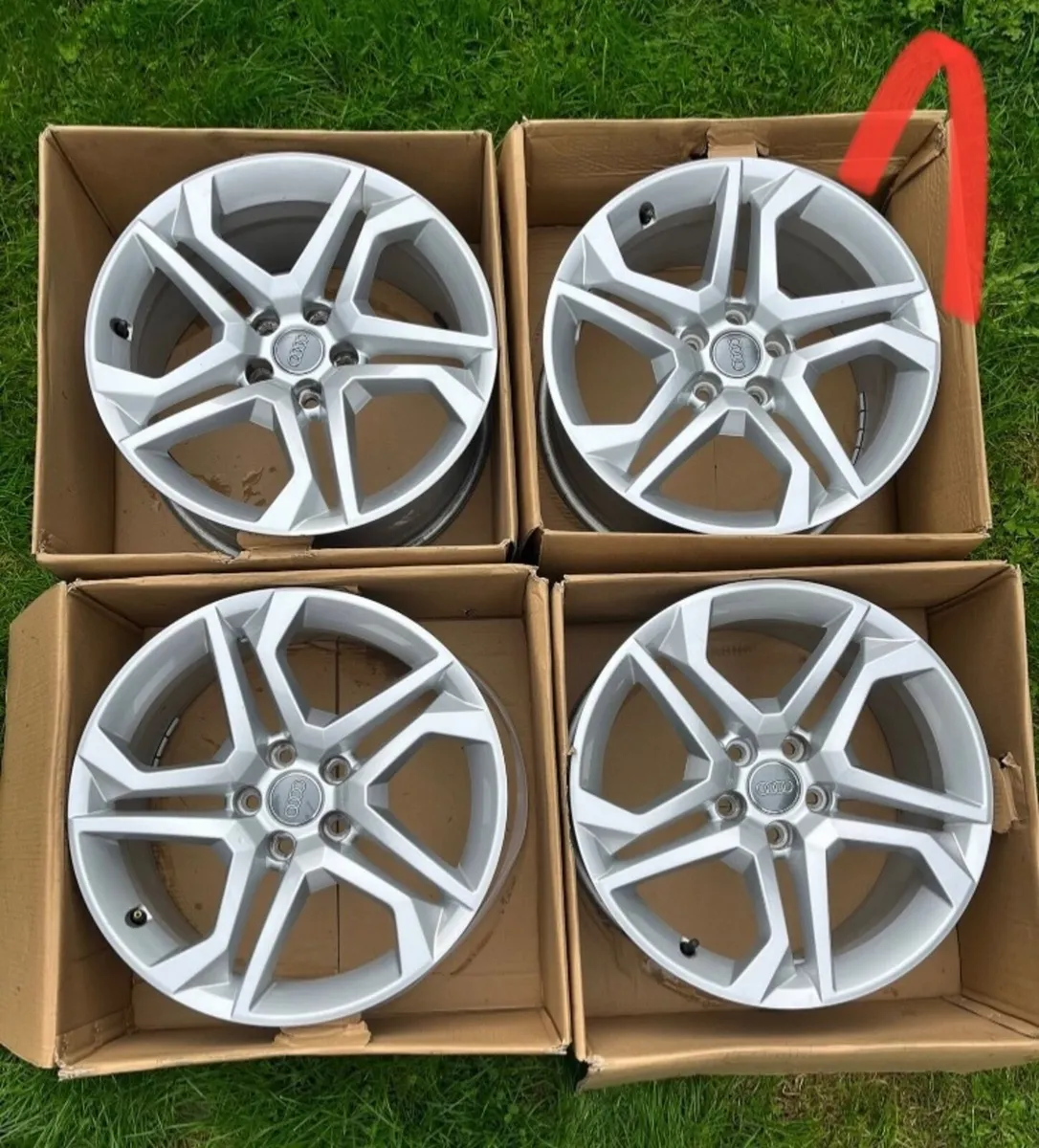 Alloy wheels 18inch Audi A3,A4,A6,Q3,Q5 LIKE NEW - Image 4